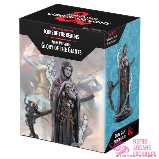 D&D Bigby Presents Glory Of The Giants - Death Giant Necromancer Boxed Mini Role Playing Games