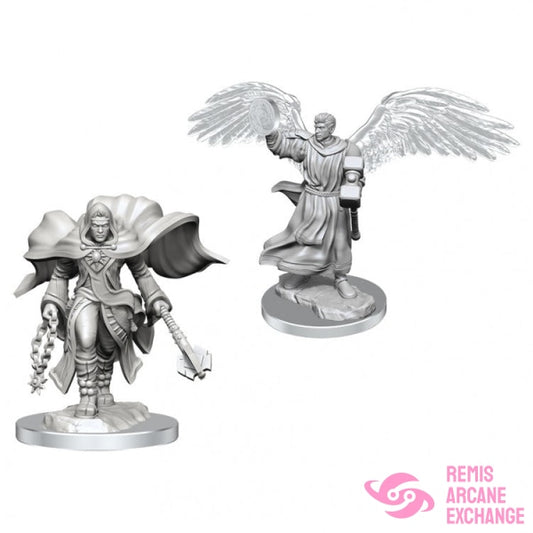 D&D Nolzurs Mavelous Unpainted Miniatures: W20 Aasimar Cleric Male Role Playing Games