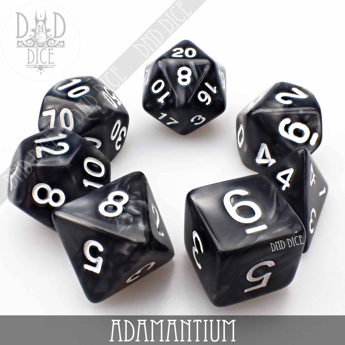 Adamantium 7 or 11: 7 Dice Set