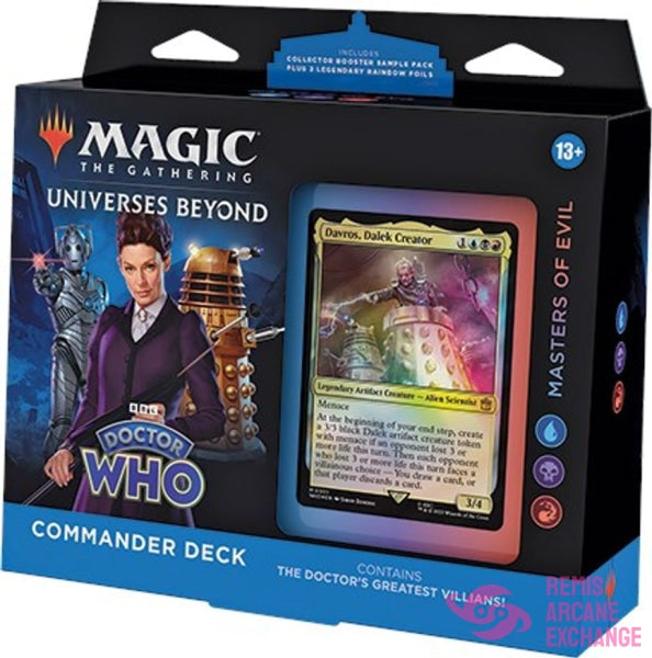 Doctor Who - Masters Of Evil Commander Deck