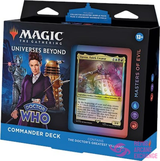 Doctor Who - Masters Of Evil Commander Deck