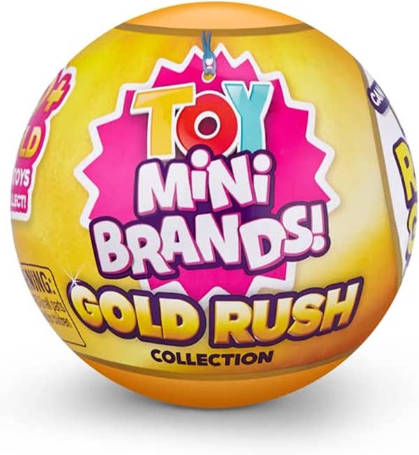 Zuru: 5 Surprise Toy Mini Brands Gold Rush Collection Capsul