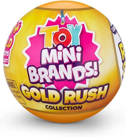 Zuru: 5 Surprise Toy Mini Brands Gold Rush Collection Capsul