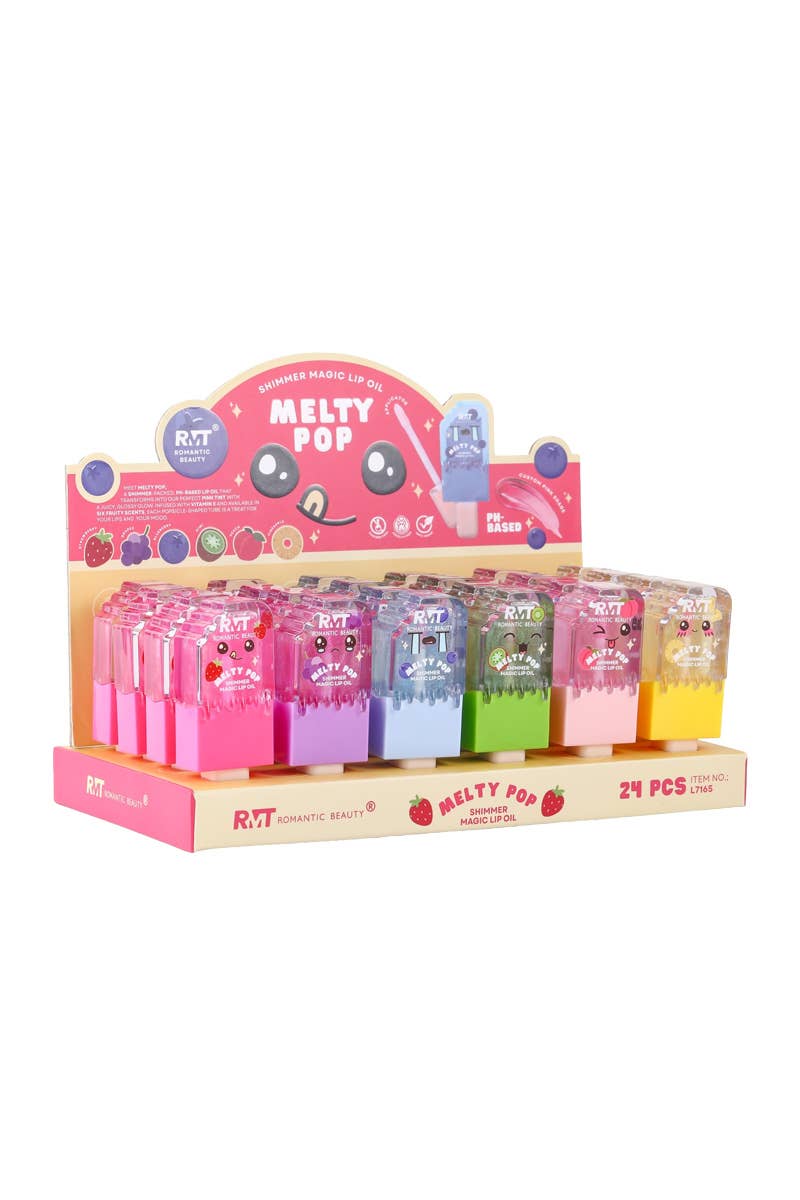 Romantic Beauty Melty Pop Shimmer Magic Lip Oil