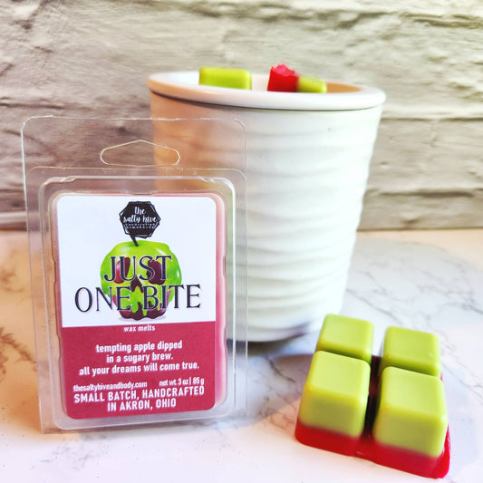 Just One Bite wax melts, poison apple