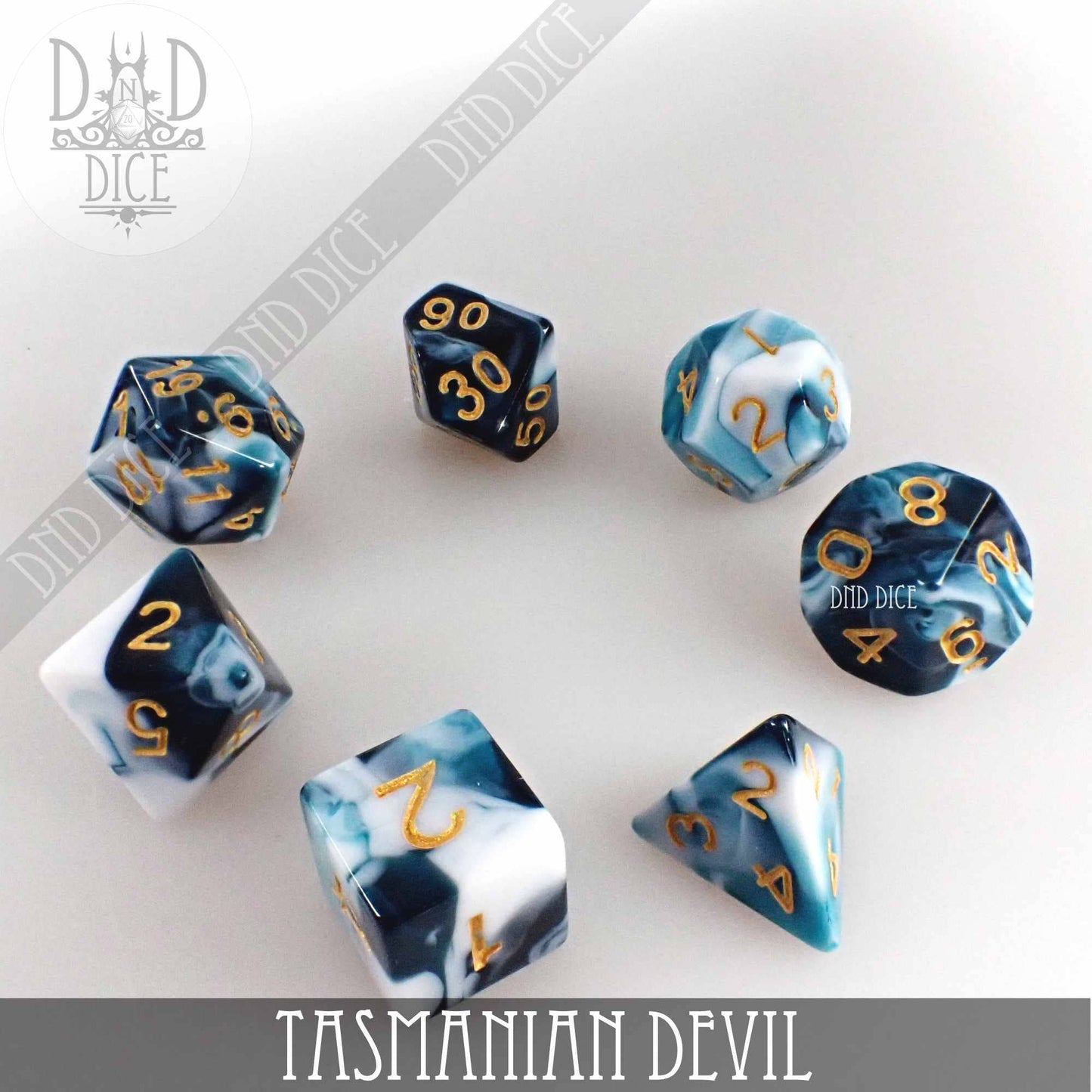 Tasmanian Devil 7 or 11: 7 Dice Set