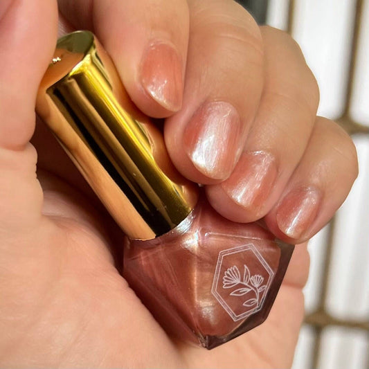 Sweater Weather Nail Polish - Calm Peachy Orange