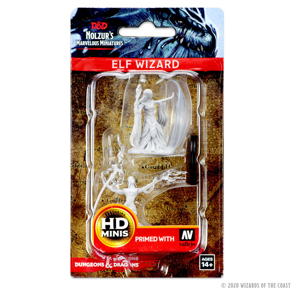 Dungeons & Dragons Nolzur's Marvelous Miniature Elf Female Wizard