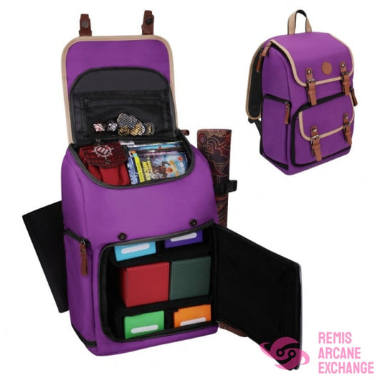 Enhance: Design Card Backpack Mid Size Purple
