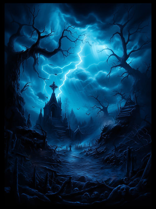 Dimir Blue/Black Graveyard Matte Sleeves (100)