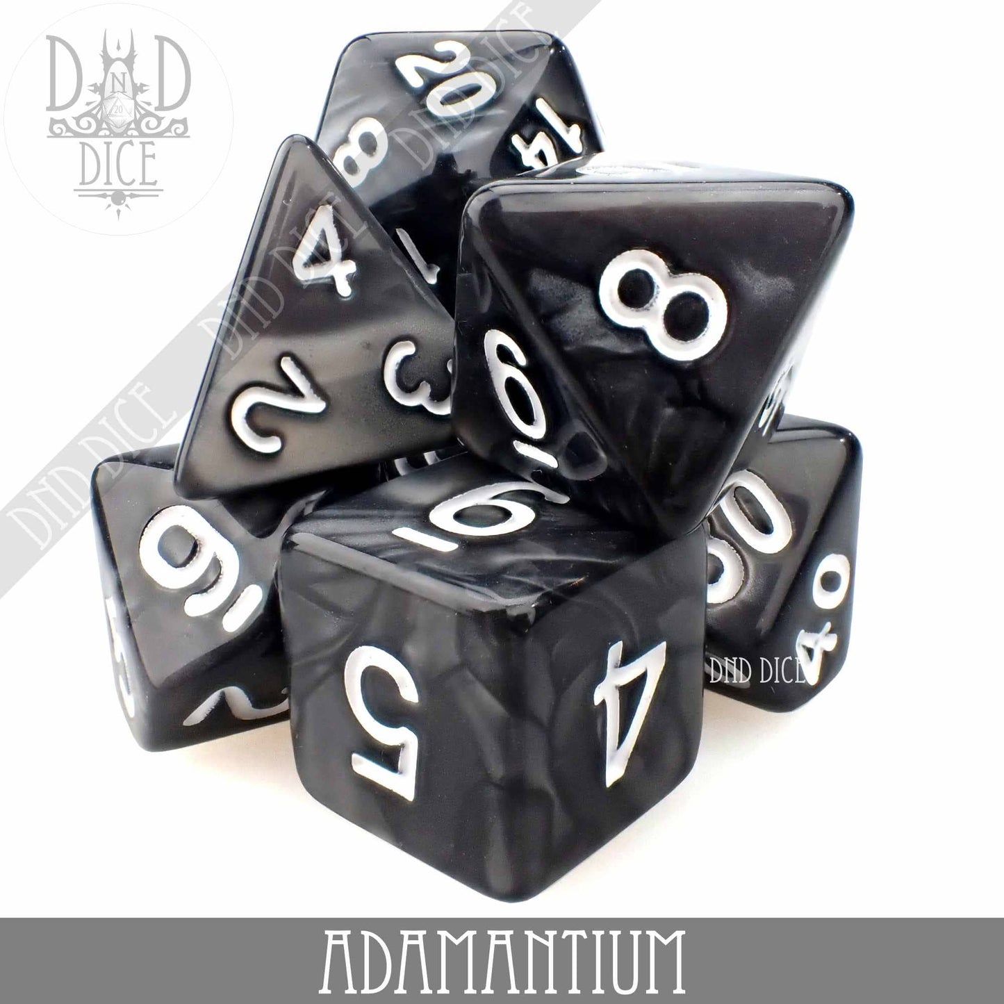 Adamantium 7 or 11: 7 Dice Set