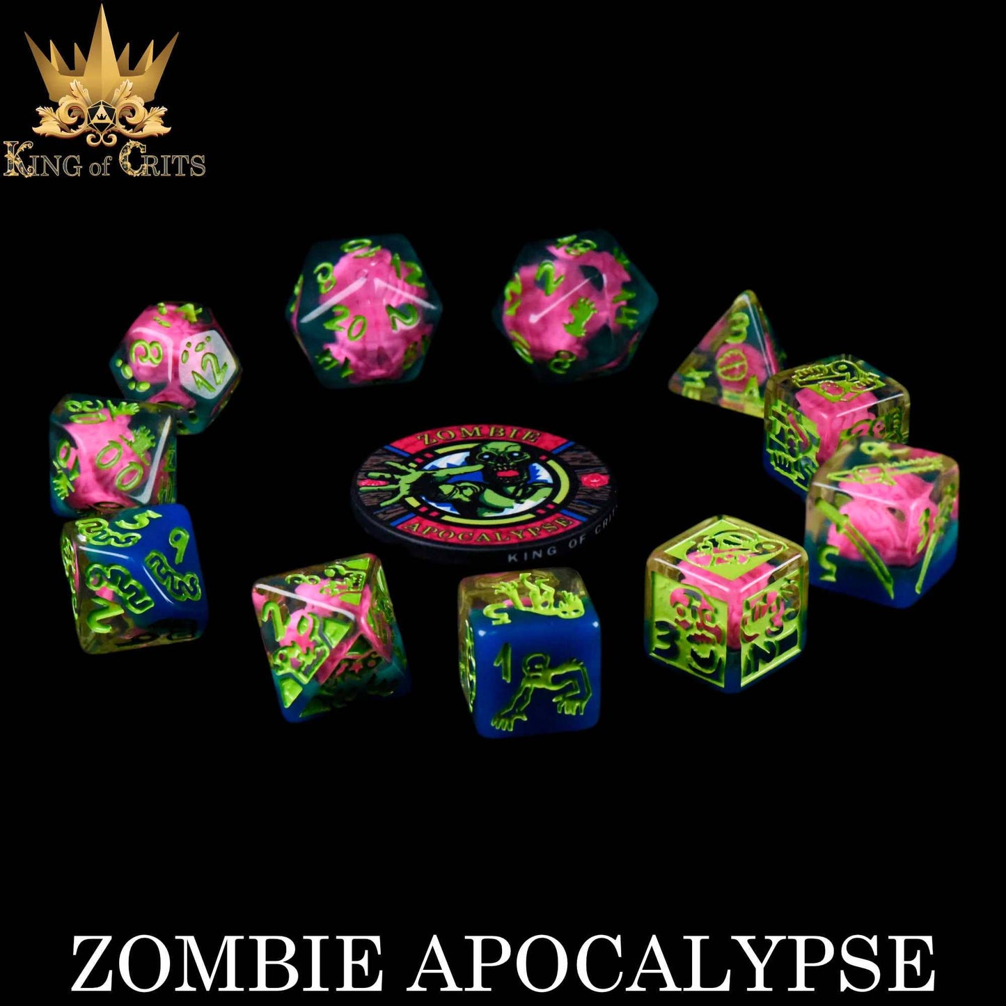 Zombie Apocalypse 11 Dice Set