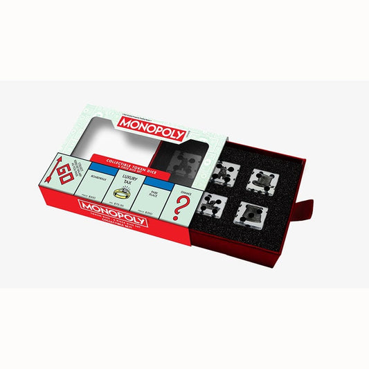 FANROLL: OVERSIZED DICE SET: MONOPOLY TOKEN INCLUSIONS