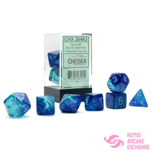 Gemini: Poly Blue/Blue Luminary Die Set (7) Accessories