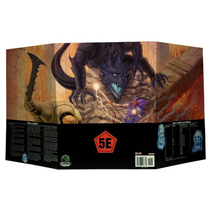 Fifth Edition Fantasy: Dungeon Denizens Game Master Screen (5E)