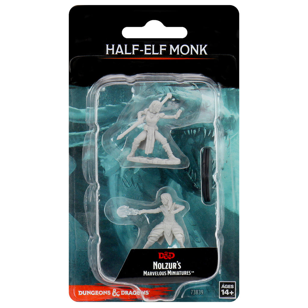 Dungeons & Dragons Nolzur's Marvelous Miniature Half-Elf Female Monk