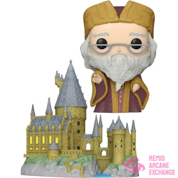 Harry Potter 20Th Anniv Dumbledore With Hogwarts Pop! Town