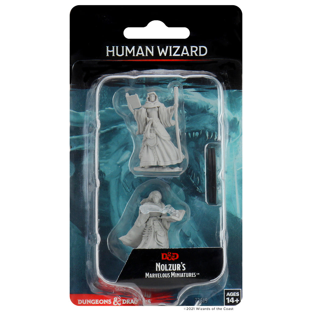 Dungeons & Dragons Nolzur's Marvelous Miniature Human Female Wizard