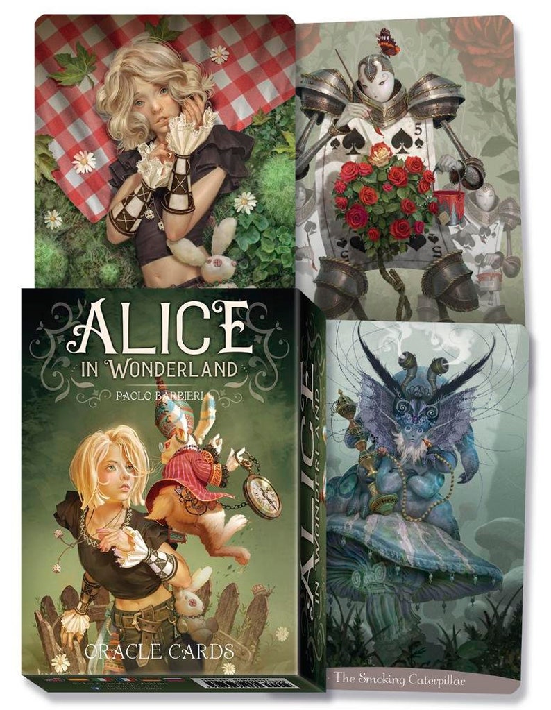 Alice In Wonderland Oracle Kit Deck Cards