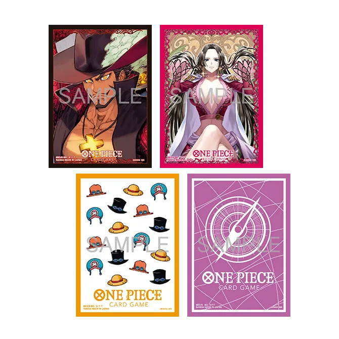 One Piece Card Game Official Sleeves: All Over Hat Pattern