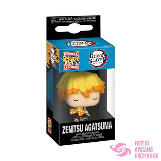 Kimetsu No Yaiba Zenitsu Agatsuma Pocket Pop! Key Chain