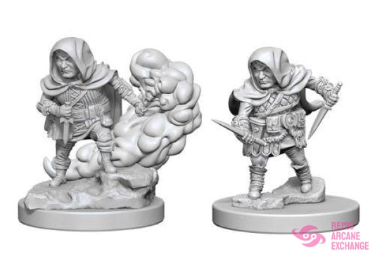 Nolzurs Marvelous Unpainted Miniatures - W01 Halfling Male Rogue Role Playing Games