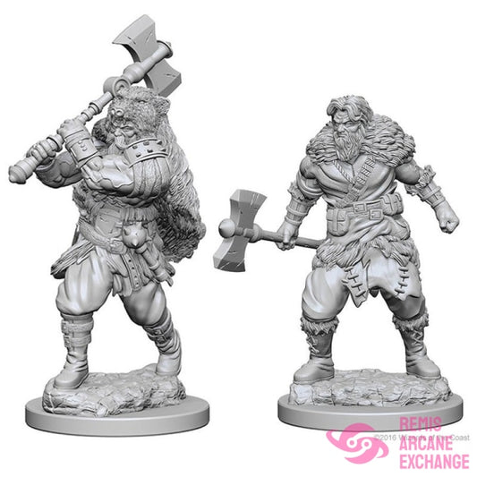 Nolzurs Marvelous Unpainted Miniatures - W01 Human Male Barbarian Role Playing Games