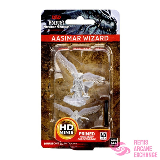 Nolzurs Marvelous Unpainted Miniatures - W04 Aasimar Female Wizard Role Playing Games