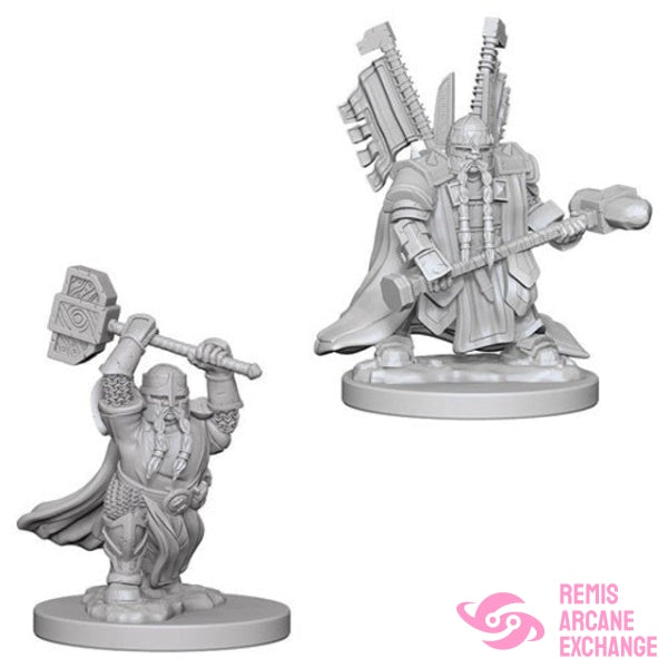 Nolzurs Marvelous Unpainted Miniatures - W04 Dwarf Male Paladin Role Playing Games