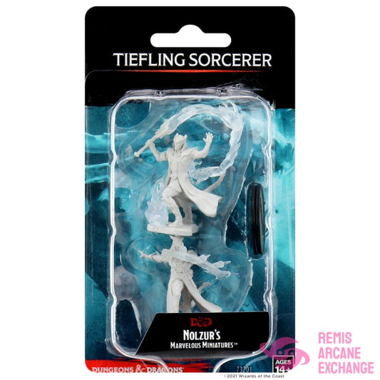 Nolzurs Marvelous Unpainted Miniatures - W04 Tiefling Male Sorcerer Role Playing Games