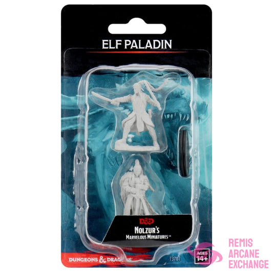 Nolzurs Marvelous Unpainted Miniatures - W09 Male Elf Paladin Role Playing Games