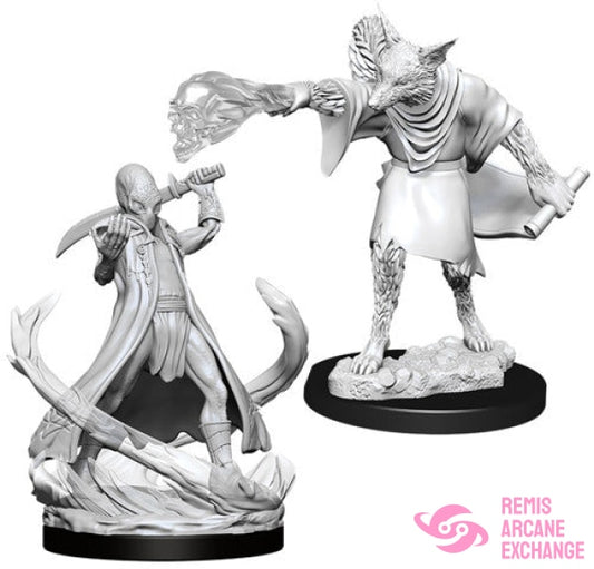 Nolzurs Marvelous Unpainted Miniatures - W11 Arcanaloth & Ultroloth Role Playing Games