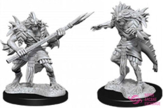 Nolzurs Marvelous Unpainted Miniatures - W12 Sahuagin Role Playing Games