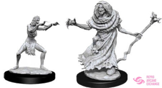 Nolzurs Marvelous Unpainted Miniatures - W12 Sea Hag & Bheur Role Playing Games