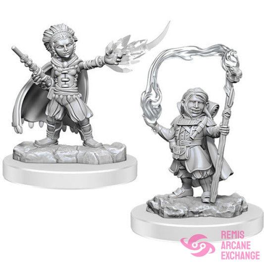 Nolzurs Marvelous Unpainted Miniatures - W20 Halfling Wizards Role Playing Games