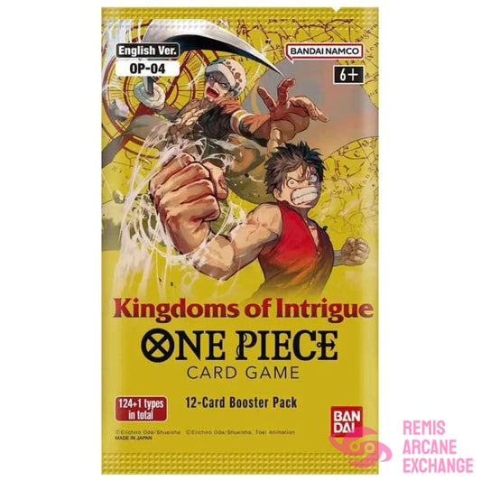 One Piece Tcg: Kingdoms Of Intrigue Booster Pack