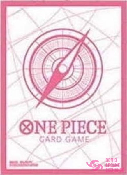 One Piece Tcg: Official Sleeves Pink Logo