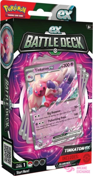 Pokemon Battle Deck Tinkaton Ex