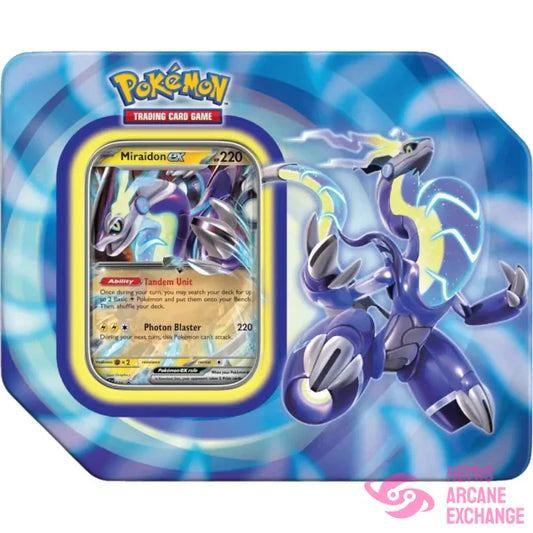 Pokemon Paldea Legends Tins - Miraidon