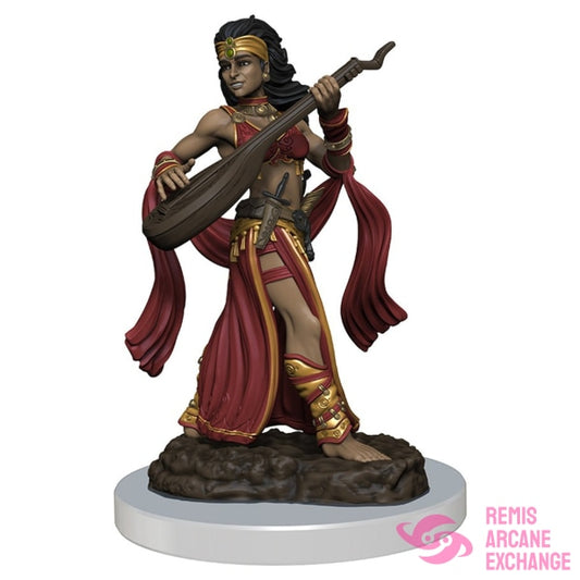 Premium Painted Figure - W03 Female Human Bard Role Playing Games