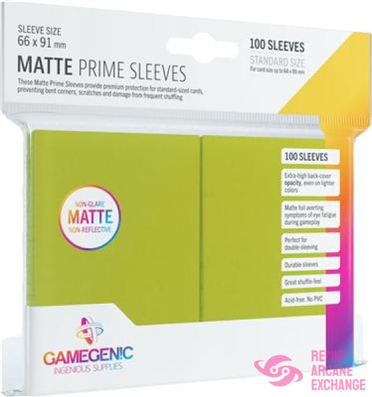 Prime Double Sleeving Pack - Lime (100)