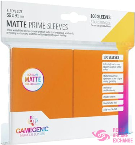Prime Double Sleeving Pack - Orange (100)