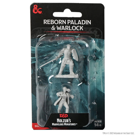 WizKids D&D Nolzur's Marvelous Miniatures: Reborn Paladin & Reborn Warlock