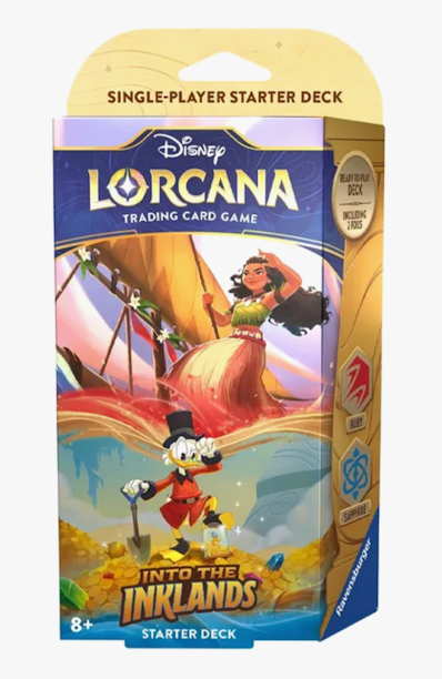 Disney Lorcana Into the Inklands Starter Deck Ruby & Sapphire