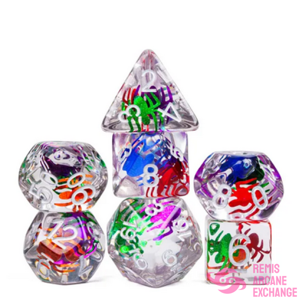 Spider Swarm 7 Dice Set
