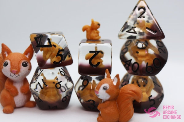 Squirrel 7 Dice Set
