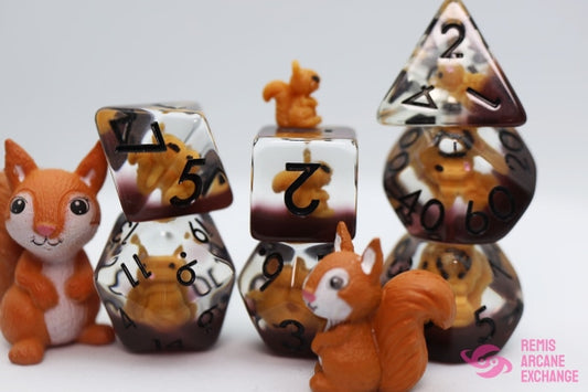 Squirrel 7 Dice Set