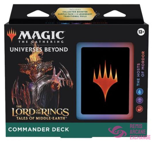 The Lord Of The Rings: Tales Middle-Earth Commander Deck - Hosts Mordor