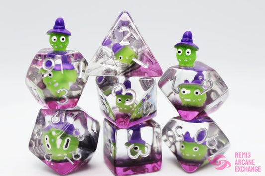 Wacky Witches 7 Dice Set