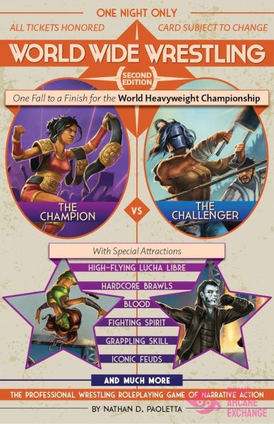 World Wide Wrestling: Second Edition Role Playing Games